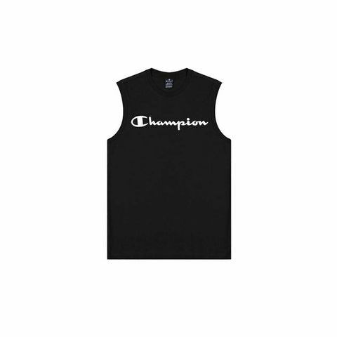 Maglia Smanicata da Uomo Champion Crewneck Nero