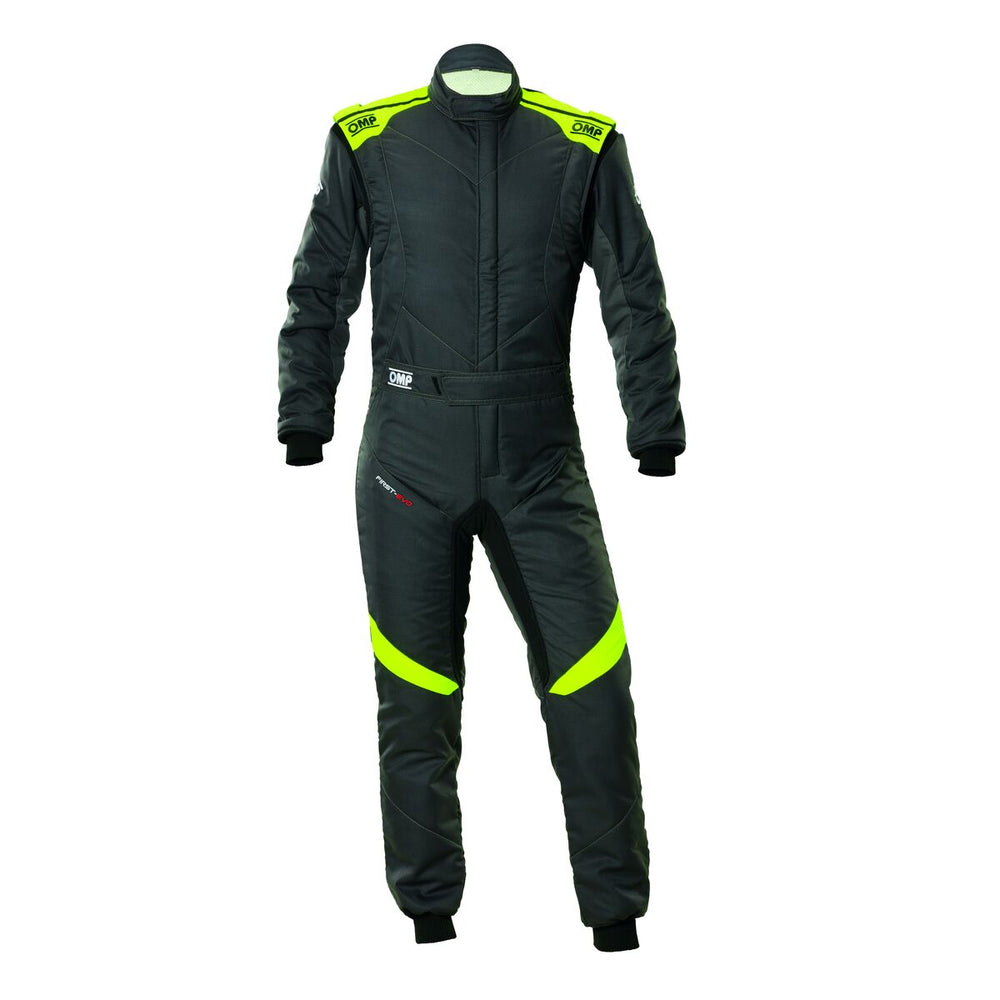 Tuta Racing OMP FIRST EVO MY2025 60 Antracite Giallo/Nero