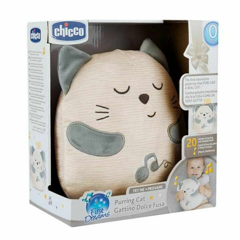 Peluche con Suono Chicco Gatto Bianco
