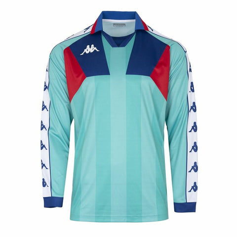 Men's Short-sleeved Football Shirt Kappa Amario Blue Red