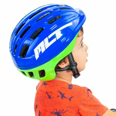 Kit casco e ginocchiere Moltó Azzurro 2-10 Anni