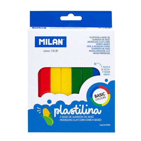 Barre di plastilina Milan 330 g (4 Pezzi)