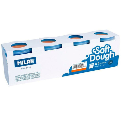 Set di Pasta Modellabile Milan Soft Dough Arancio 116 g