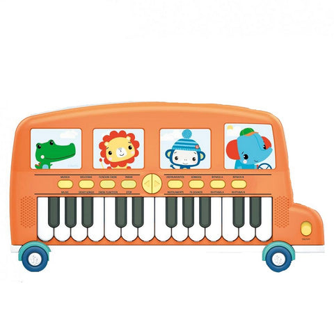 Pianoforte giocattolo Fisher-Price Pianoforte Elettrico Autobus