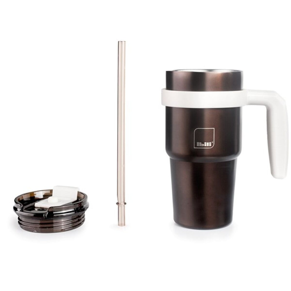 Tazza con manico Ibili 669005 Grigio Acciaio inossidabile