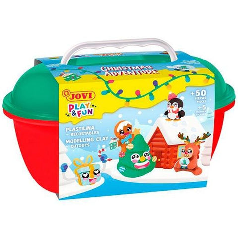 Modelling Clay Game Jovi PLAY&FUN Christmas Adventure Multicolour