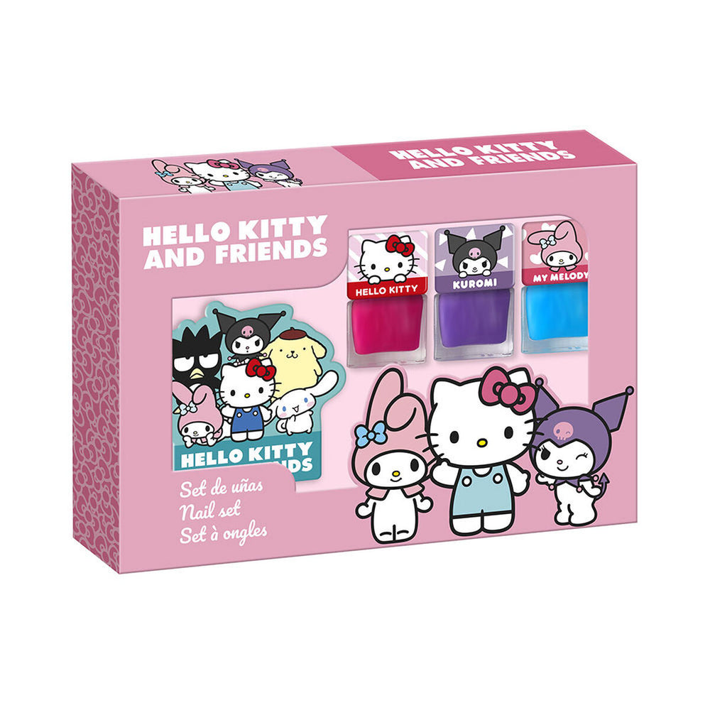 Kit di Design per Unghie Hello Kitty 3 Pezzi