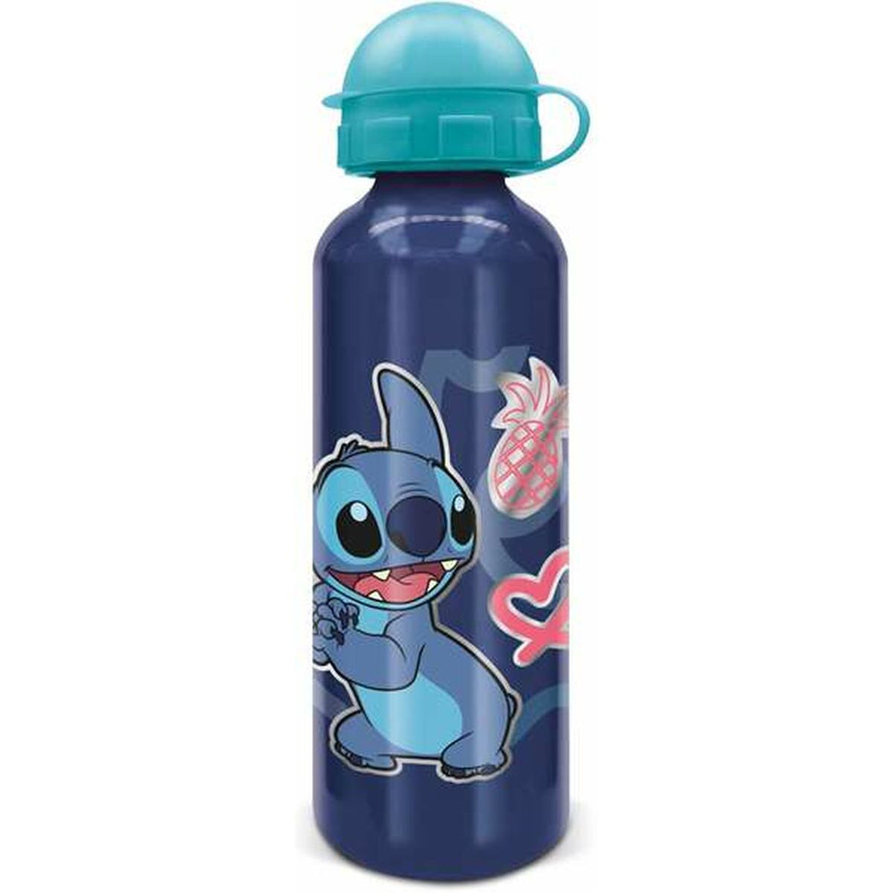 Bottiglia d'acqua Stitch Azzurro Alluminio 530 ml