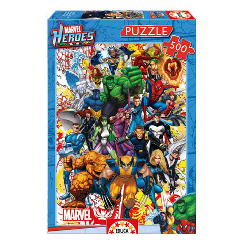 Puzzle Marvel Heroes Educa 500 Pezzi