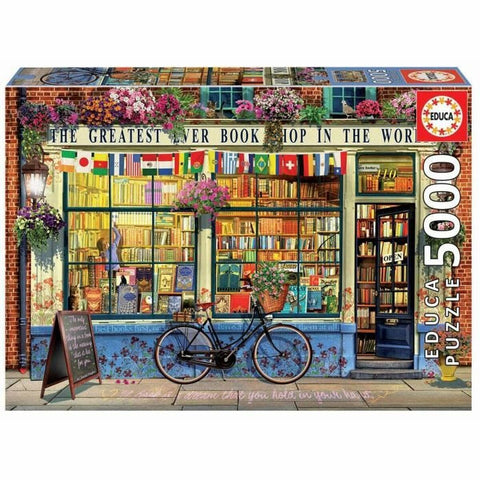 Puzzle Educa The Greatest Bookshop 5000 Pezzi