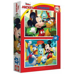 Puzzle Educa Mickey Mouse Fun House 2 x 48
