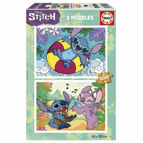 Set di 2 Puzzle Stitch 100 Pezzi