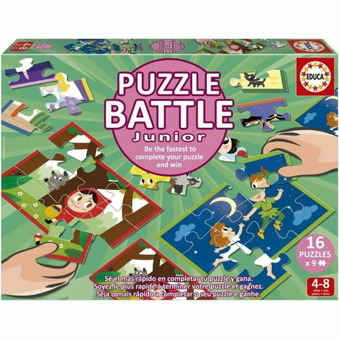 Puzzle Educa Battle Jr Contes 16 Pezzi