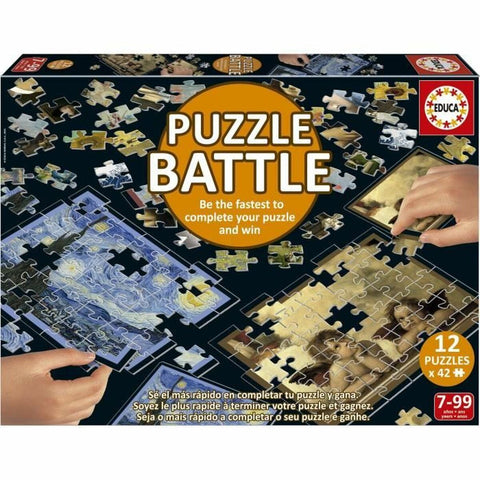 Puzzle Educa Battle Art 42 Pezzi (12 Unità)
