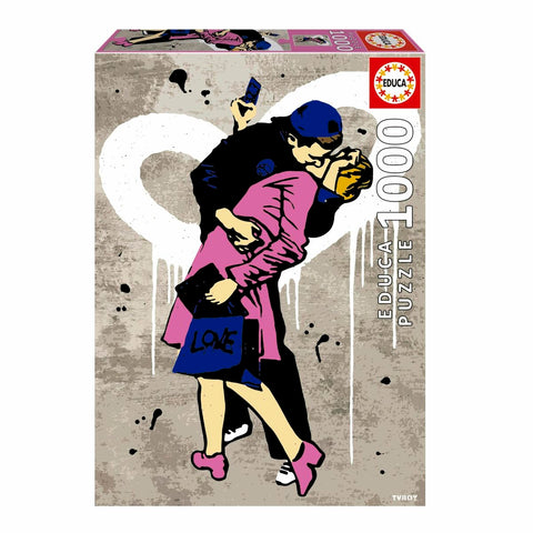 Puzzle Educa EL BESO, CHICO DE LA TELEVISIÓN 1000 Pieces