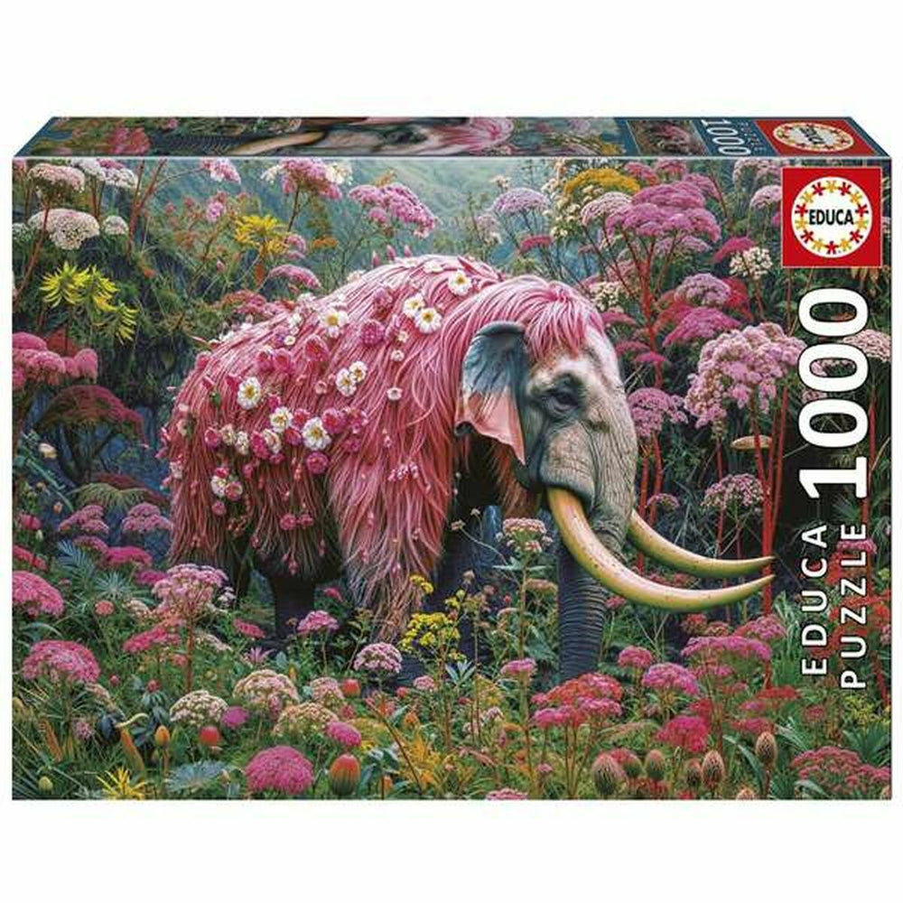 Puzzle Educa Floral Elephant 1000 Pieces