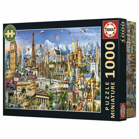 Puzzle Educa Europe Minature 1000 Pezzi