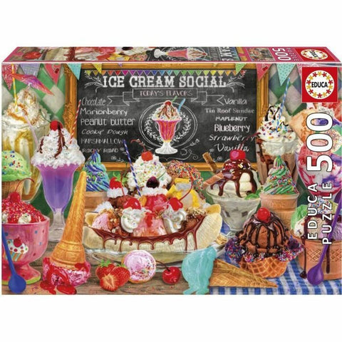 Puzzle Educa Heladería 500 Pezzi