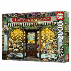 Puzzle Educa The fine cheese shop 2000 Pezzi