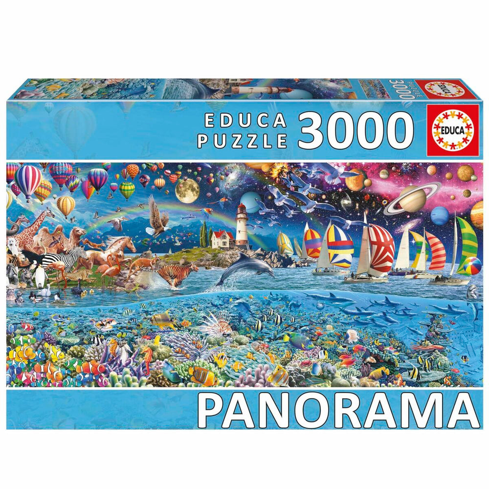 Puzzle Educa Panorama de la Vida 3000 Pezzi