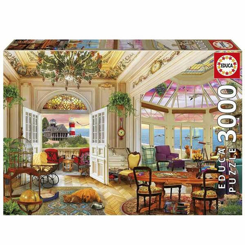 Puzzle Educa Life in the Coast 3000 Piezas