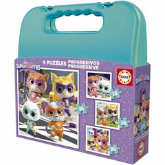 Puzzle Educa SuperKitties 12 Pezzi 16 Pezzi 20 Pezzi 25 Pezzi
