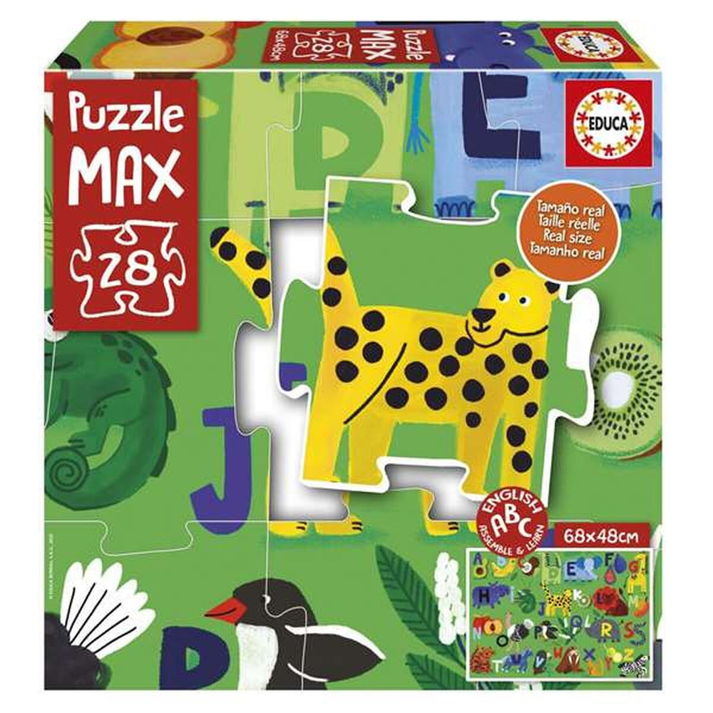 Puzzle Educa Alphabet Nature 28 Pezzi