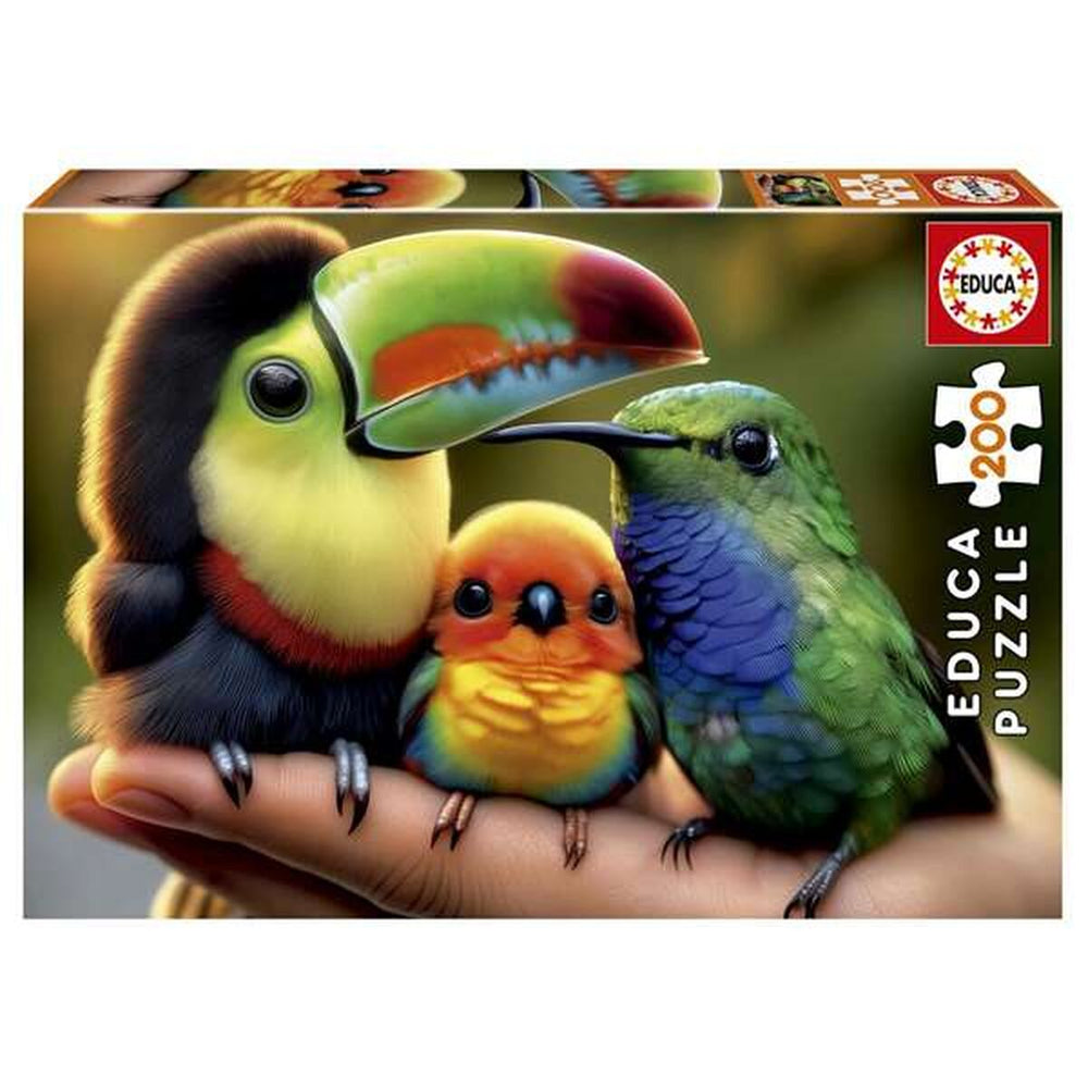 Puzzle Educa Uccelli 200 Pezzi