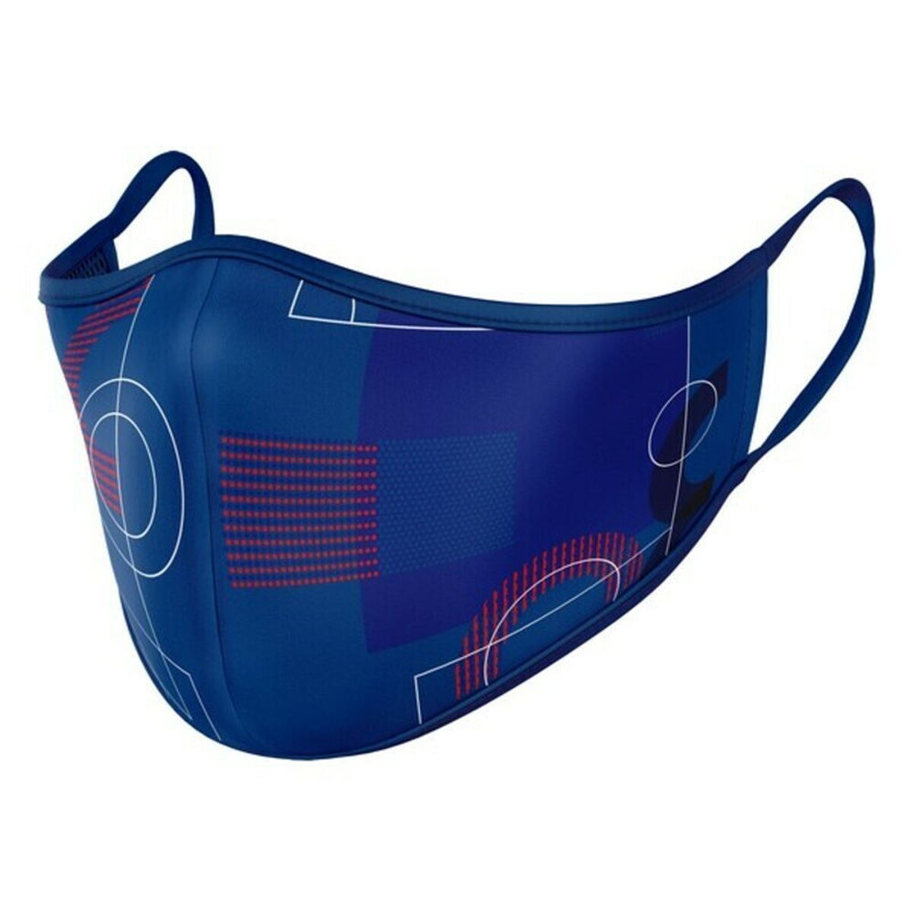 Mascherina Igienica in Stoffa Riutilizzabile F.C. Barcelona 822020897 Azzurro