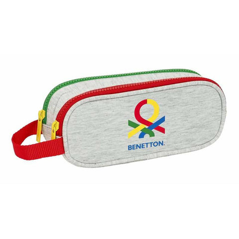 Portatodo Doble Benetton Pop Gris 21 x 8 x 6 cm