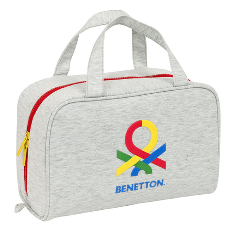 Necessaire per la Scuola Benetton Pop Grigio 31 x 14 x 19 cm