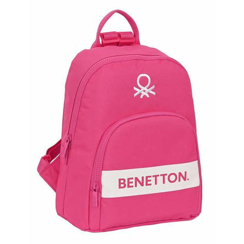 Mochila Casual Benetton Raspberry Fucsia 25 x 30 x 13 cm