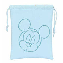 Bolsito de Merienda Mickey Mouse Baby Azul claro Poliuretano 20 x 25 cm