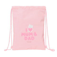 Zainetto con Cordini Safta Love Rosa 26 x 34 x 1 cm