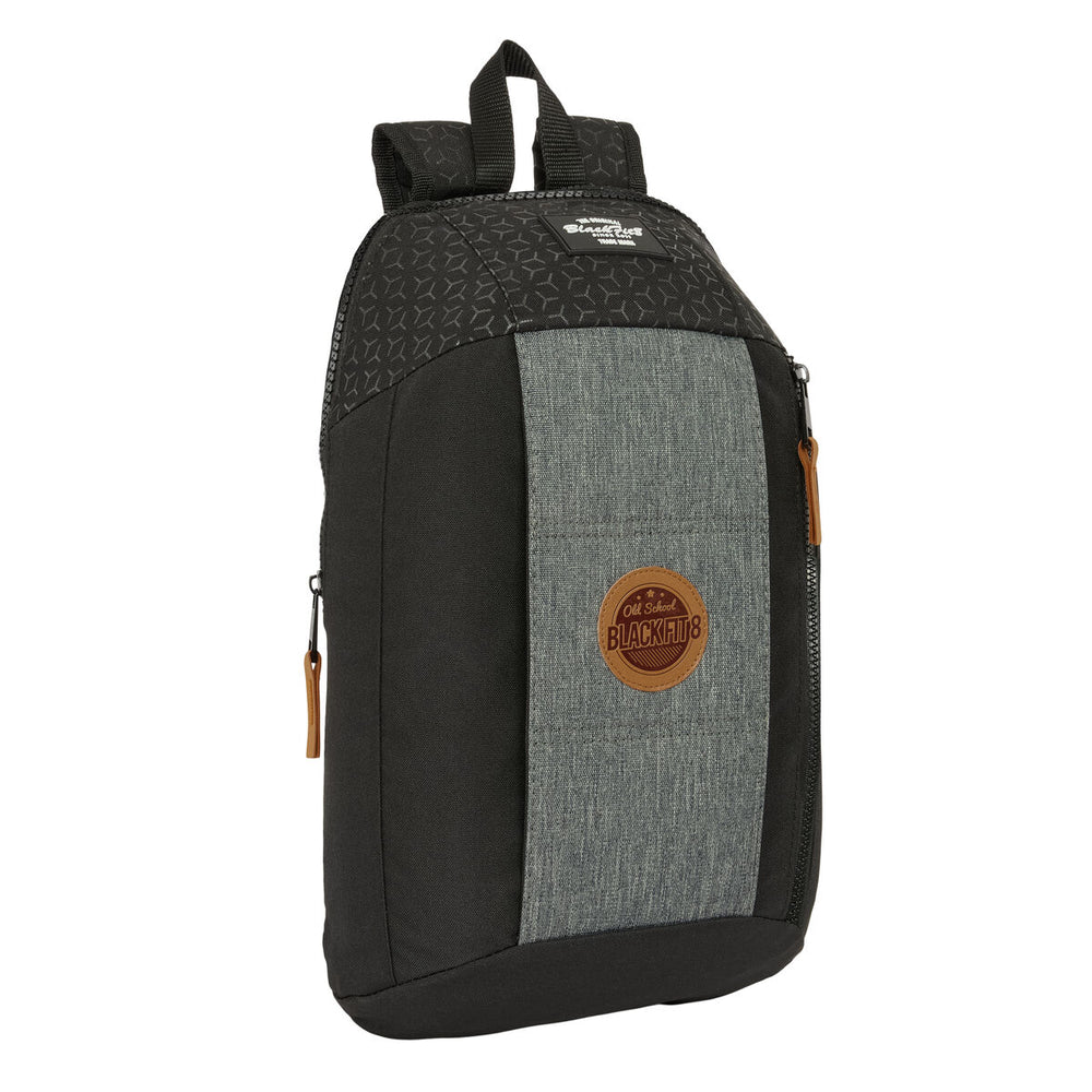 Zaino Casual BlackFit8 Old school Nero Grigio 22 x 39 x 10 cm