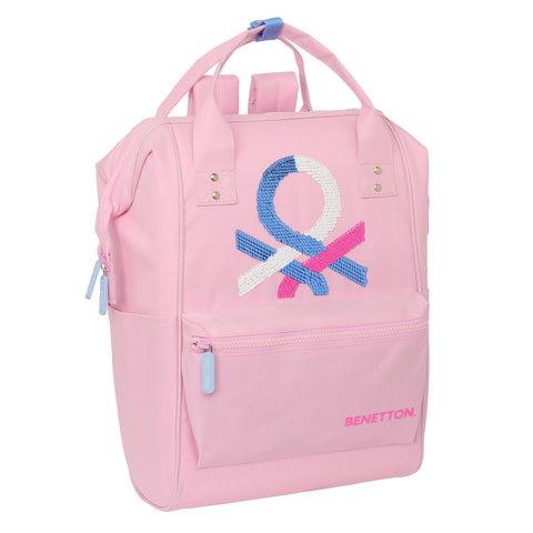 Zaino per Portatile Benetton benetton Rosa 27 x 40 x 19 cm