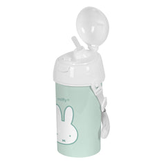 Bottiglia con Tappo e Cannuccia Miffy Menta Menta PVC 500 ml