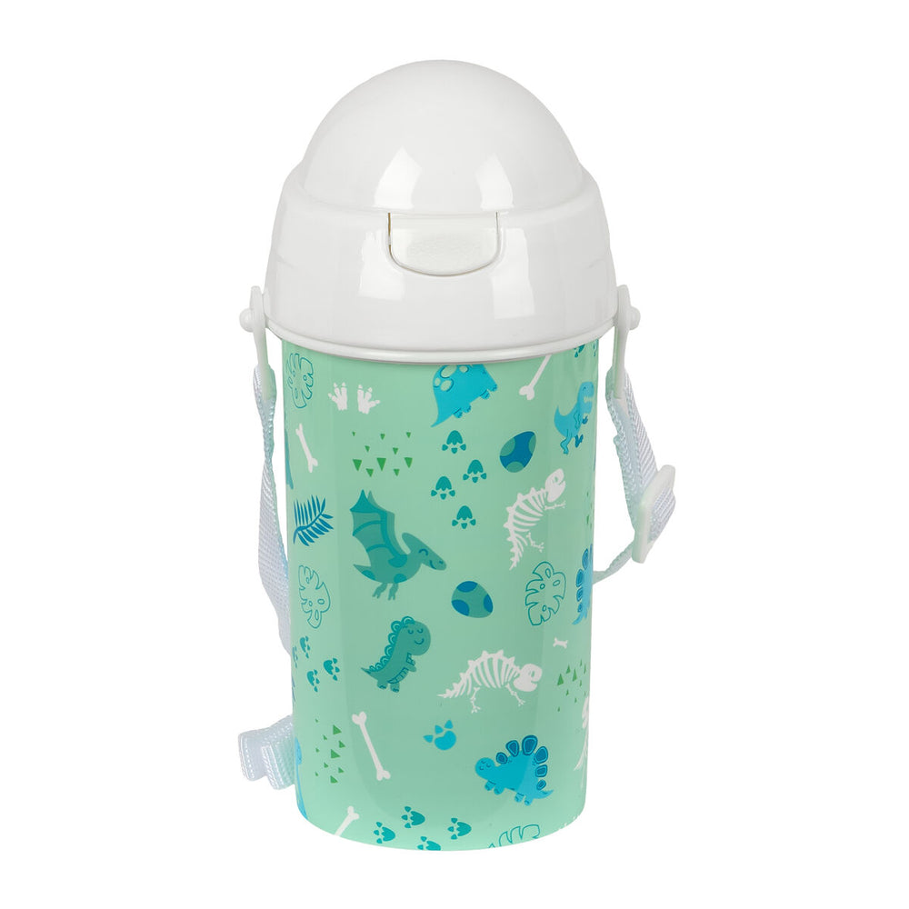 Botella de Agua Safta Dino Verde PVC 500 ml