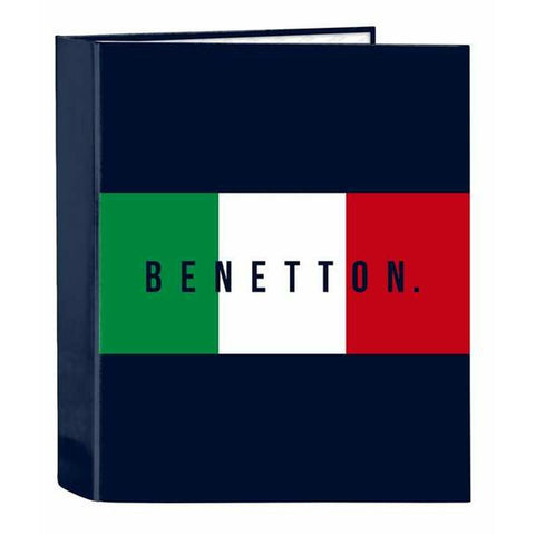 Raccoglitore ad anelli Benetton 27 x 33 x 6 cm