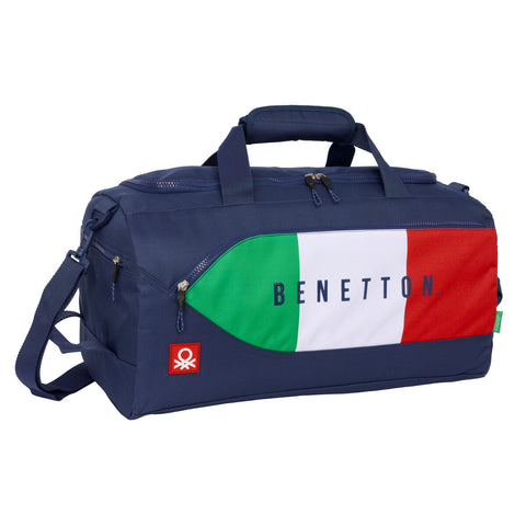 Sports bag Benetton Flag Navy Blue 50 x 25 x 25 cm