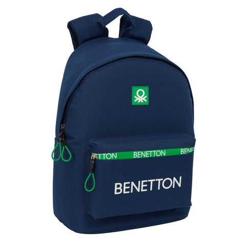 Zaino per Portatile Benetton benetton Blu Marino 31 x 41 x 16 cm