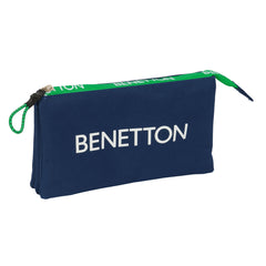 Necessaire Benetton Green Blu Marino 22 x 12 x 3 cm