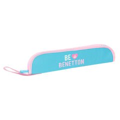 Portaflauto Benetton Unique Rosa Turchese 37 x 8 x 2 cm
