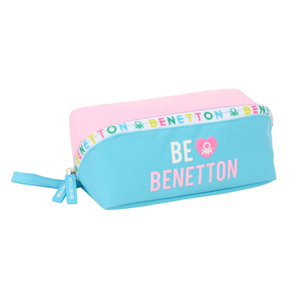 Necessaire Benetton Unique Rosa Turchese 20 x 8 x 8 cm
