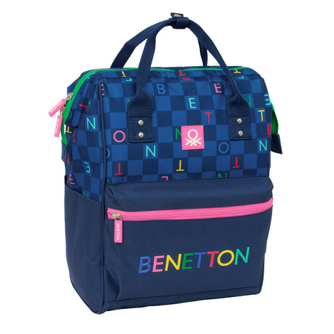 Zaino Scuola Benetton benetton Blu Marino 27 x 40 x 19 cm