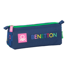 Necessaire Benetton Damero Blu Marino 21 x 8 x 7 cm