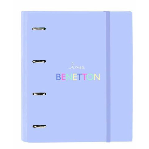 Raccoglitore ad anelli Benetton Lilla 27 x 32 x 3,5 cm