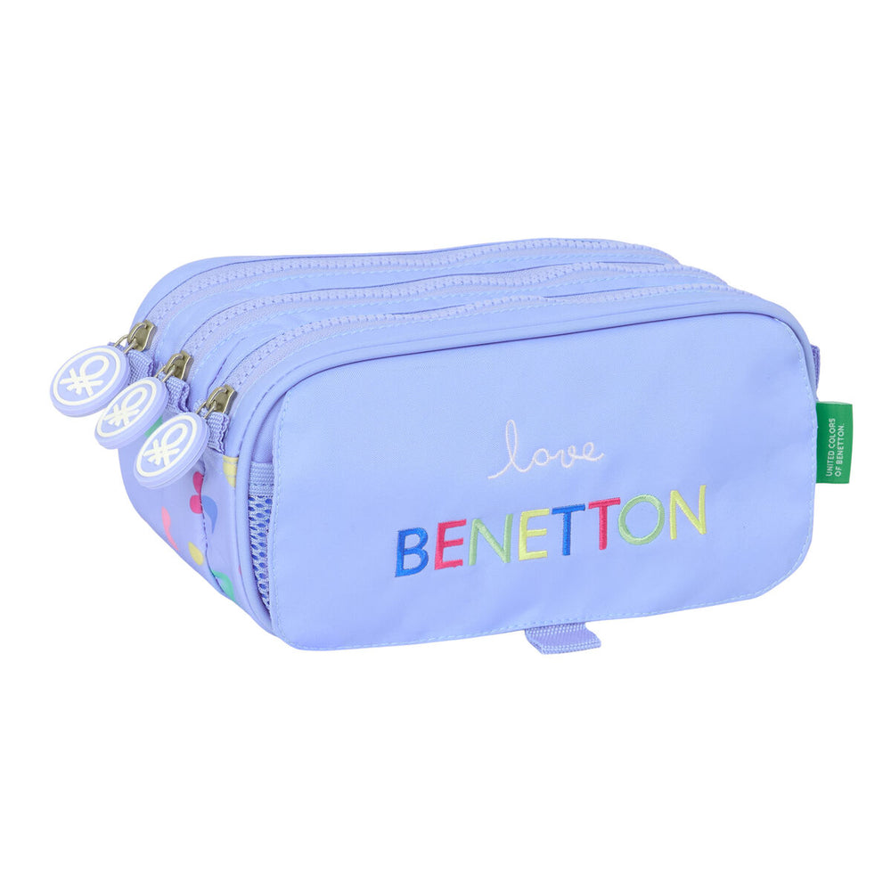 Portaoggetti Triplo Benetton Lila Lilla 21,5 x 10 x 8 cm