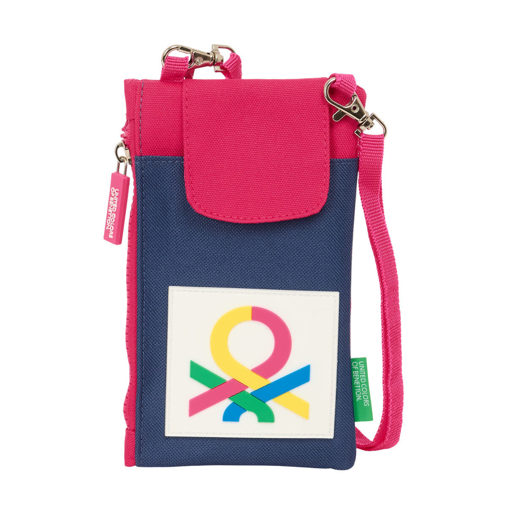 Borsa per Cellulare Benetton Cherry Ciliegia Blu Marino
