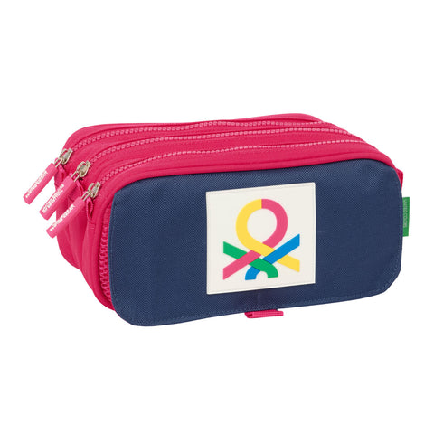 Necessaire Benetton Cherry Ciliegia Blu Marino 21,5 x 10 x 8 cm